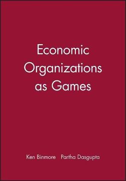 portada Economic Organizations as Games (en Inglés)
