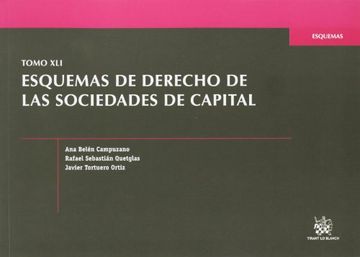portada Esquemas de Derecho de las Sociedades de Capital: Tomo xli (in Spanish)