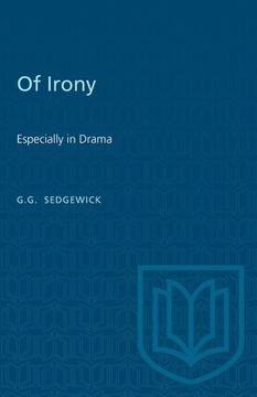 portada Of Irony: Especially in Drama (en Inglés)