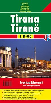 portada Tirana map 1: 10. 000 (en Alemán)