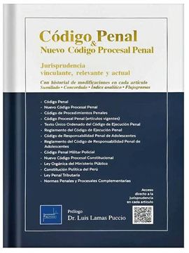 portada CÓDIGO PENAL & NUEVO CÓDIGO PROCESAL PENAL