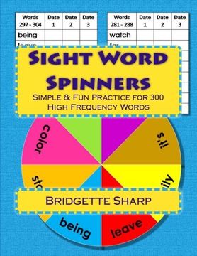 portada Sight Word Spinners Grades 1 - 3: Simple & Fun Practice for 300 High Frequency Words (in English)