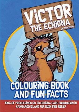 portada Victor the Echidna: Colouring Book and fun Facts (en Inglés)