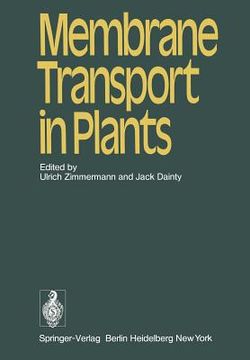 portada membrane transport in plants (en Inglés)