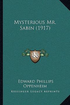 portada mysterious mr. sabin (1917) (en Inglés)