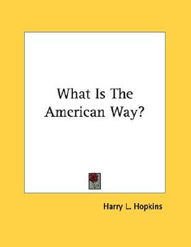 portada what is the american way? (en Inglés)