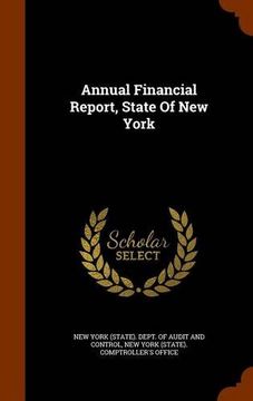 portada Annual Financial Report, State Of New York