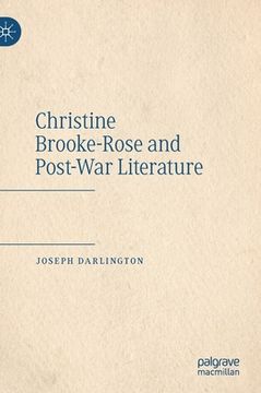 portada Christine Brooke-Rose and Post-War Literature (in English)