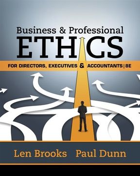 portada Business & Professional Ethics for Directors, Executives & Accountants (en Inglés)