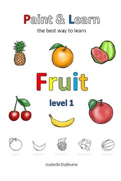 portada Paint & Learn: Fruit (level 1) (en Inglés)