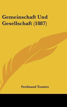 portada Gemeinschaft Und Gesellschaft (1887)