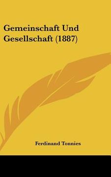 portada Gemeinschaft Und Gesellschaft (1887) (en Alemán)