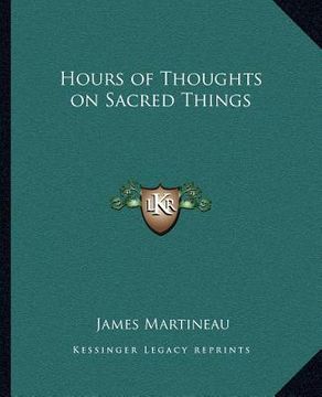 portada hours of thoughts on sacred things