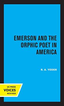 portada Emerson and the Orphic Poet in America (en Inglés)