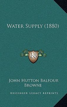 portada water supply (1880) (in English)