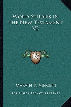 portada word studies in the new testament v2 (en Inglés)