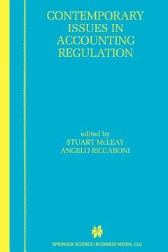 portada contemporary issues in accounting regulation (en Inglés)