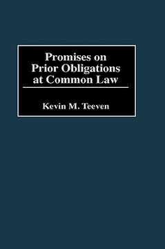 portada promises on prior obligations at common law (en Inglés)