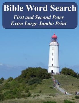 portada Bible Word Search First and Second Peter: King James Version Extra Large Jumbo Print (en Inglés)