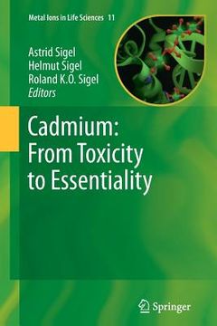 portada Cadmium: From Toxicity to Essentiality (en Inglés)