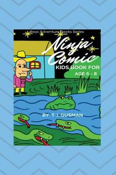 portada Ninja Comic Kids Book For Age 6 - 8 (en Inglés)