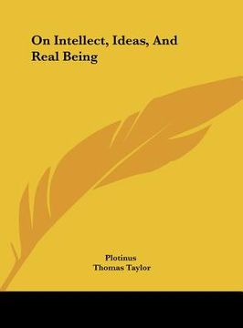 portada on intellect, ideas, and real being (in English)