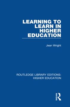 portada Learning to Learn in Higher Education (Routledge Library Editions: Higher Education) (en Inglés)