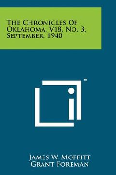 portada the chronicles of oklahoma, v18, no. 3, september, 1940