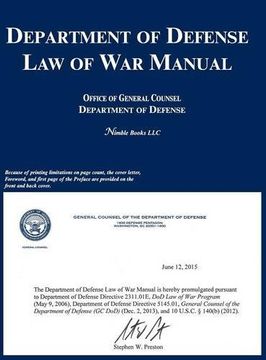 portada Department of Defense Law of War Manual