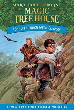 portada Late Lunch With Llamas: 34 (Magic Tree House (R)) (in English)