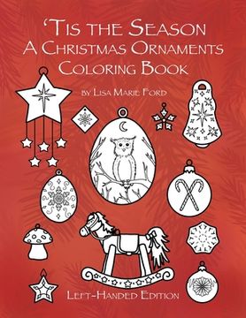 portada 'Tis the Season A Christmas Ornaments Coloring Book Left-handed Edition