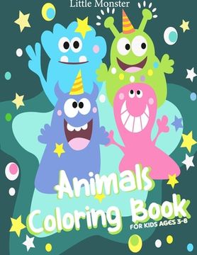 portada Animals colouring books: For kids & toddlers - activity books for preschooler - coloring book for Boys, Girls, Fun, ... book for kids ages 2-4 (en Inglés)