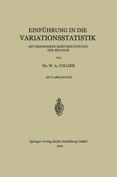 portada Einführung in die Variationsstatistik: Mit Besonderer Berücksichtigung der Biologie (German Edition)