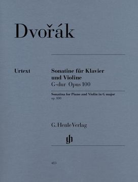 portada Dvorák, Antonín - Violinsonatine G-Dur op. 100