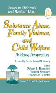portada substance abuse, family violence and child welfare: bridging perspectives (en Inglés)