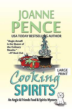 portada Cooking Spirits [Large Print]: An Angie & Friends Food & Spirits Mystery (The Angie & Friends Food & Spirits Mysteries) (en Inglés)