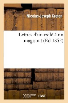 portada Lettres d'un exilé à un magistrat (Histoire)