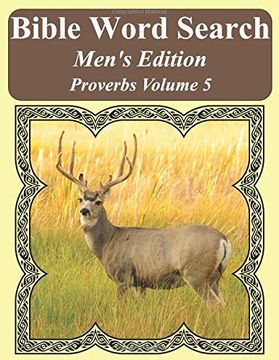 portada Bible Word Search Men's Edition: Proverbs Volume 5 Extra Large Print (in English)