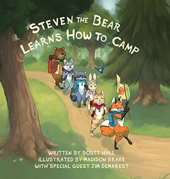 portada Steven the Bear Learns How to Camp (in English)