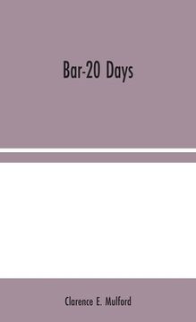 portada Bar-20 Days (en Inglés)