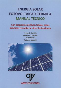 portada Energía Solar Fotovoltaica y Térmica. Manual Técnico.