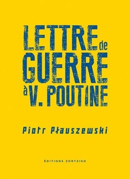 portada Lettre de Guerre à v. Poutine