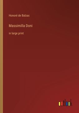portada Massimilla Doni: in large print (en Inglés)