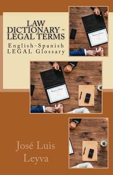 portada Law Dictionary - Legal Terms: English-Spanish Legal Glossary