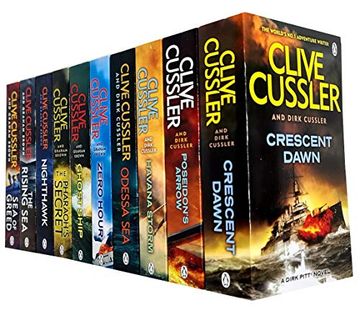 portada The Dirk Pitt Adventures & the Numa Files 10 Books Collection set by Clive Cussler (Book 21-24) & (Book 11-16) (in English)