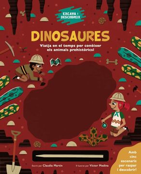 portada Excava i Descobreix: Dinosaures (en Catalá)