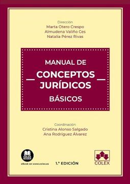 portada Manual de Conceptos Jurídicos Básicos (Monografía) (in Spanish)