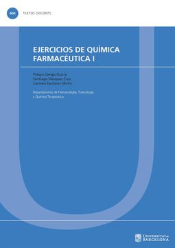 portada Ejercicios de Química Farmacéutica i (Textos Docents)