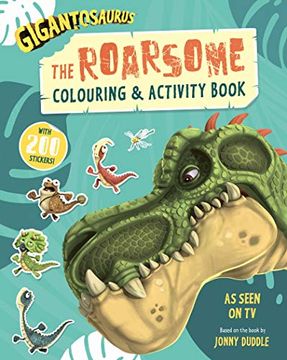 portada Gigantosaurus: The Roarsome Colouring & Activity Book (en Inglés)