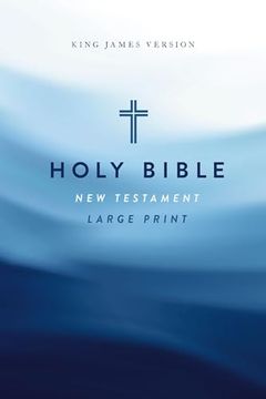 portada Kjv Large Print Outreach new Testament Bible, Cross Softcover, Comfort Print (en Inglés)
